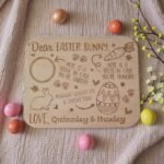 Easter bunny treat tray